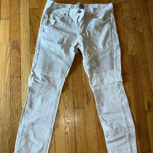 Bullhead stacked skinny Moro pant jean 31 white